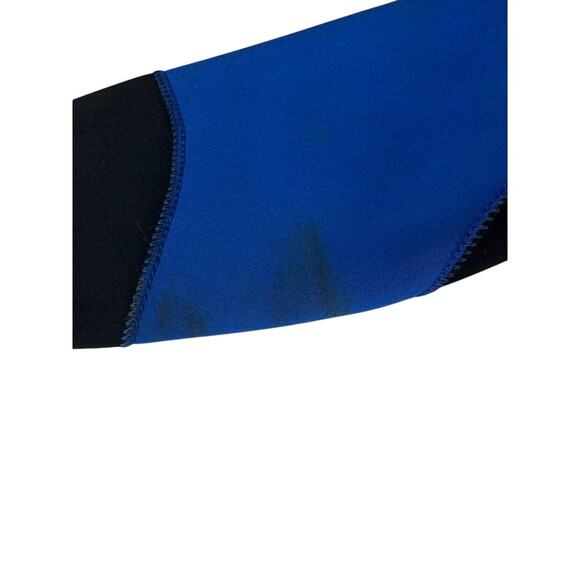 TUSA Full Wetsuit Size L Blue Black Neoprene Back Zip Diving Scuba - Picture 7 of 12